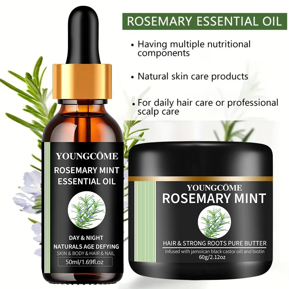 YOUNGCOME Rosemary Mint Hair Growth Oil & Film Treatment Hair Growth Oil Oasis Select