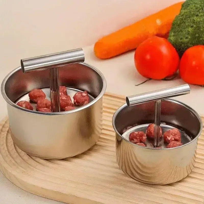 Stainless Steel Meatball Press Manual Kitchen Tool Multi Functional Meat Ball Maker Mold for Home Cooking Household Use Oasis Select