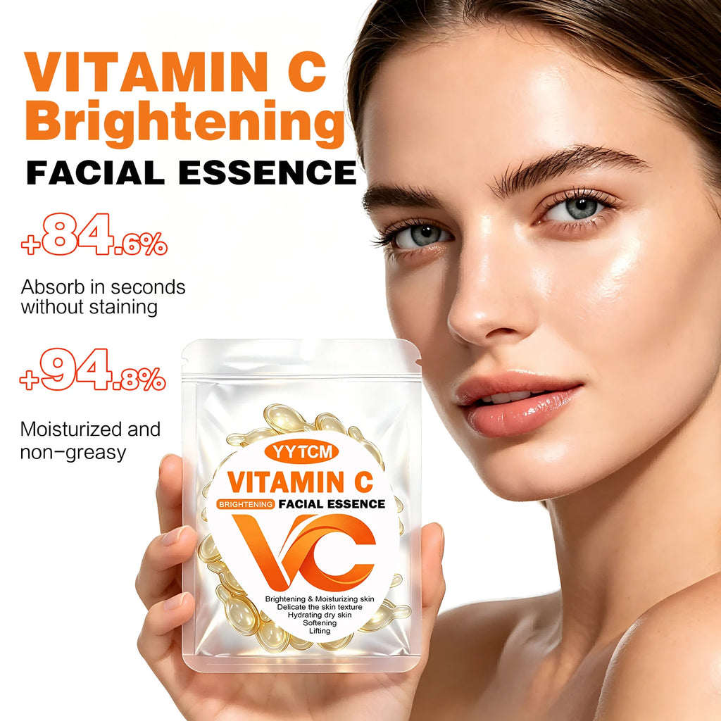 Vitamin C Face Serum Capsules – Brightening, Firming & Hydrating Vitamin C Face Serum Oasis Select