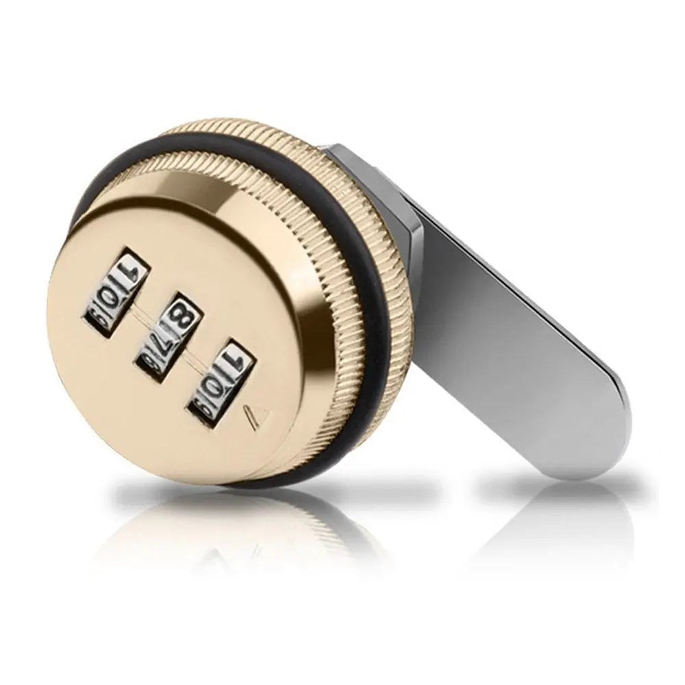 20mm Smart Cam Code Lock for Cabinet Door 3 Digit Combination Password Code Drawer Lock Box Lock Oasis Select Blue patina