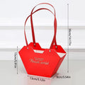 Portable Hollow-Out Flower Basket Gift Box | Bouquet Wrap