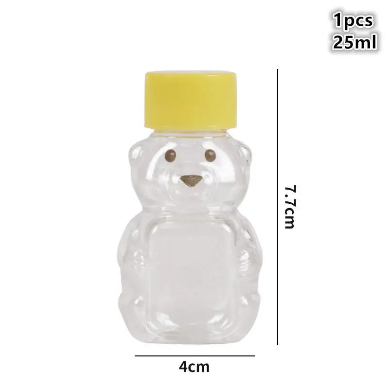 Mini Bear Squeeze Sauce Bottles | Portable Condiment Containers