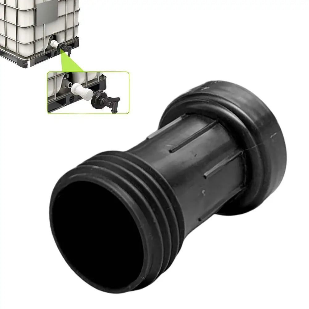 IBC Tote Tank Drain Extension Adapter – 60mm Threaded Pipe
