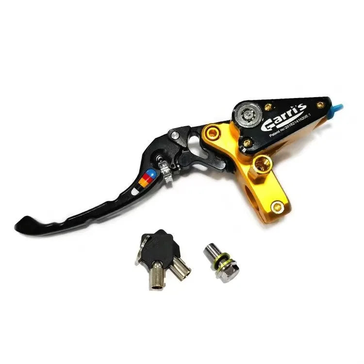 Motorcycle CNC modification accessories anti-theft lock direct push up pump hydraulic brake clutch pump oil pipe assembly Oasis Select left 1