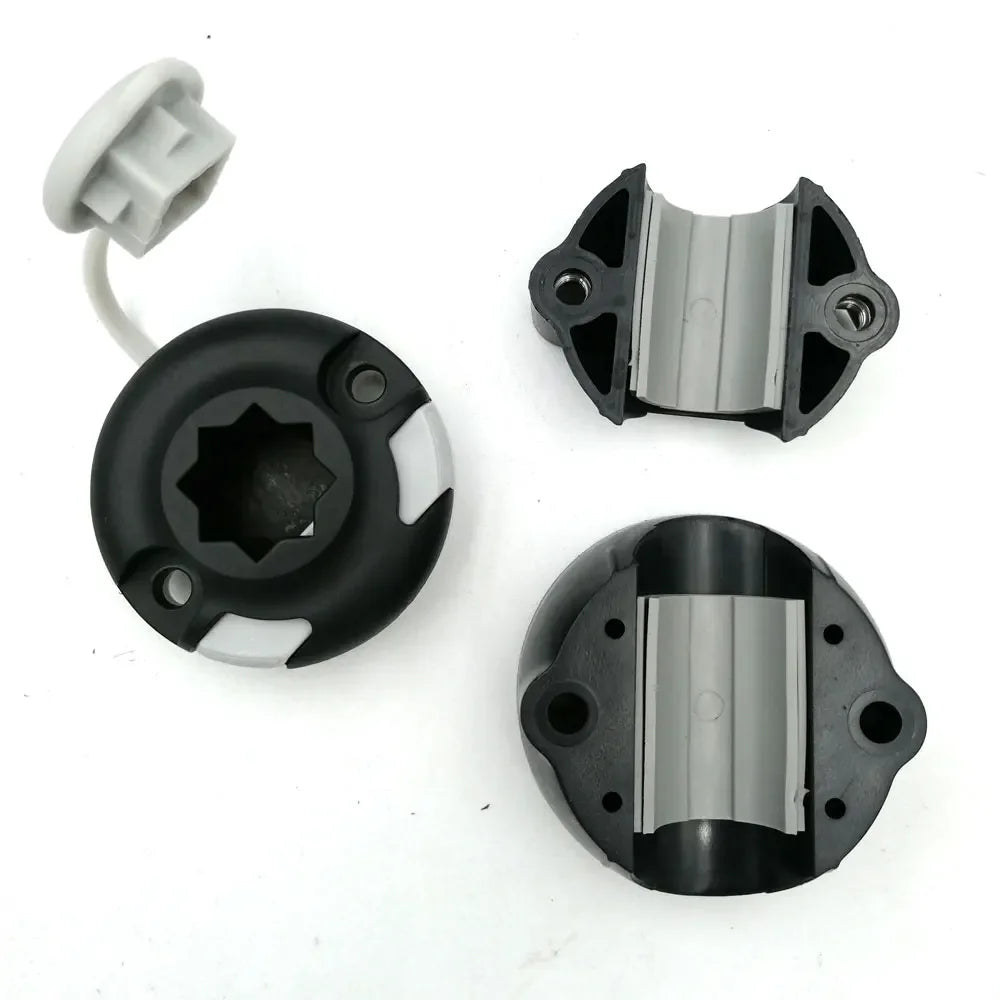 Fishing Rail Clamped Mount Base Star Holding Base Marine Boat Kayak GPS Fish Finder Pipe Adapter Accessories Holder Oasis Select