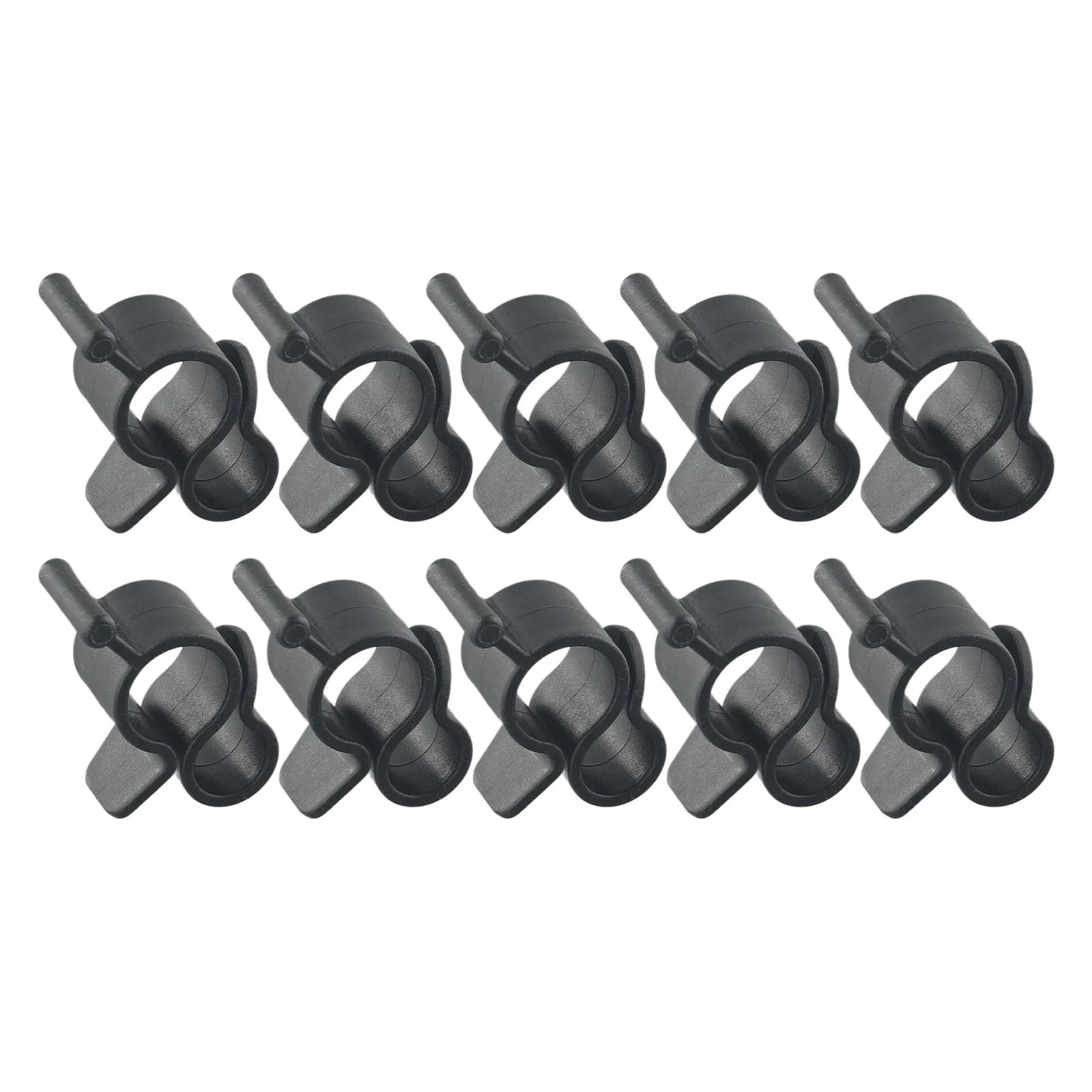 10 PCS Camping Tent Clip Hook Durable Awning Hanger for Lantern Rope Lights Replacement Gear for Outdoor Hiking Glamping Setup Oasis Select Black 10pcs