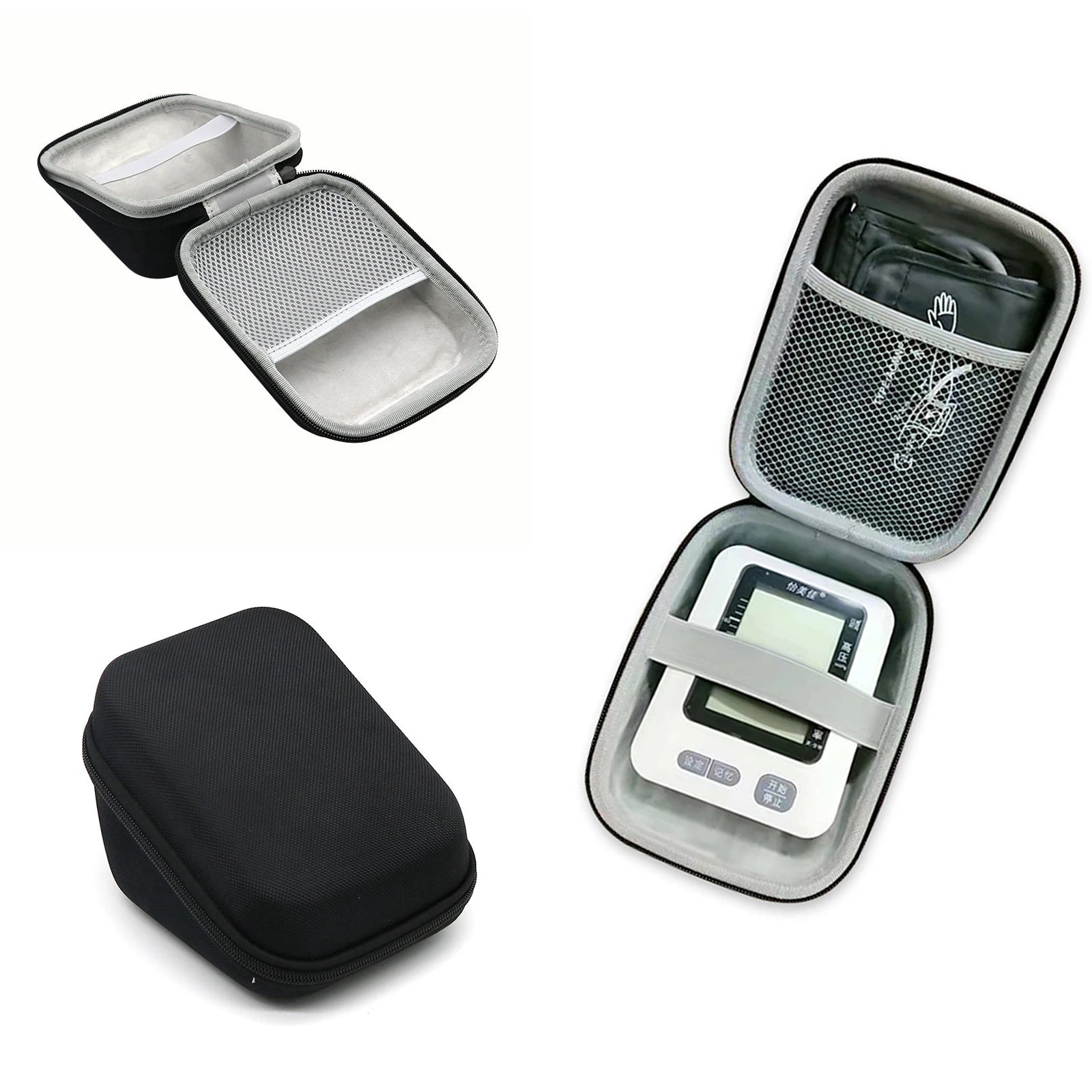 Portable Protective Case Outdoor Home Travel Storage Case Arm Blood Pressure Monitor Carrying Case for Omron 10 Series Oasis Select