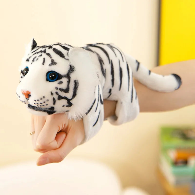 Panda Tiger Papa Ring Bracelet Plush Toy Arm Decoration Doll Curtain Rope Gift Oasis Select White Tiger 20cm