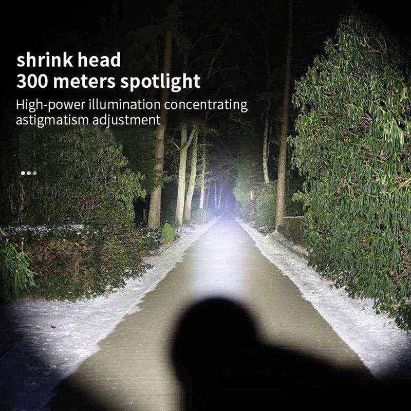 Mini LED Rechargeable Flashlight 800LM USB Torch | Waterproof