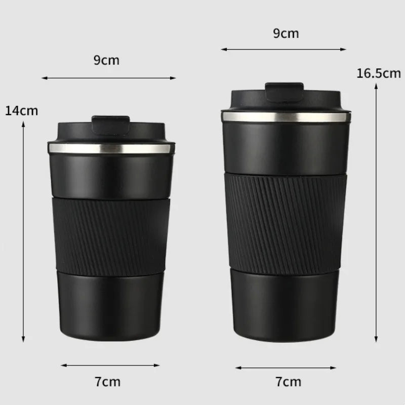 380/510ML Stainless Steel Travel Mug, Double-Walled Vacuum Cup, Ideal for Hot and Cold Beverages, Gym, and Car Use Holiday Gift Oasis Select