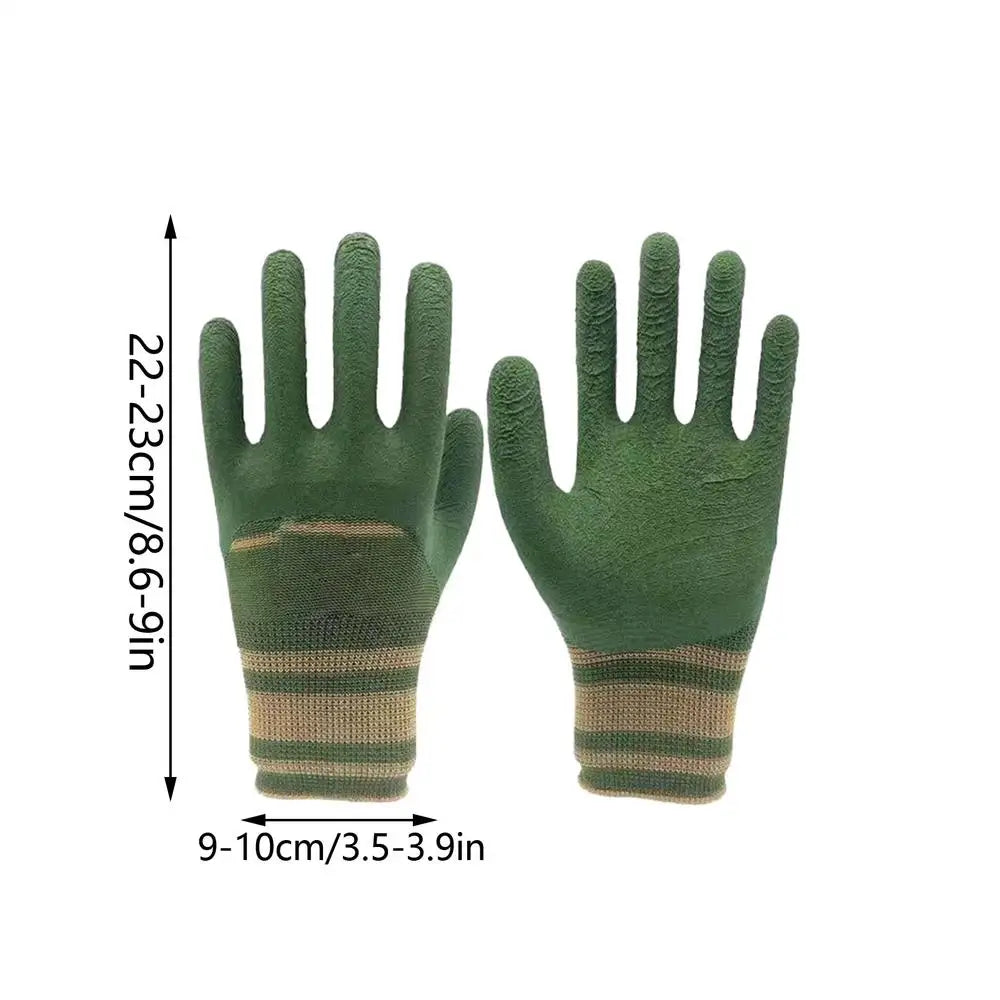 Gardening Gloves Yard Work Gardening Gloves Puncture-Resistant Thorn-Proof Waterproof Tools Indoor/Outdoor Protective Working Oasis Select Green