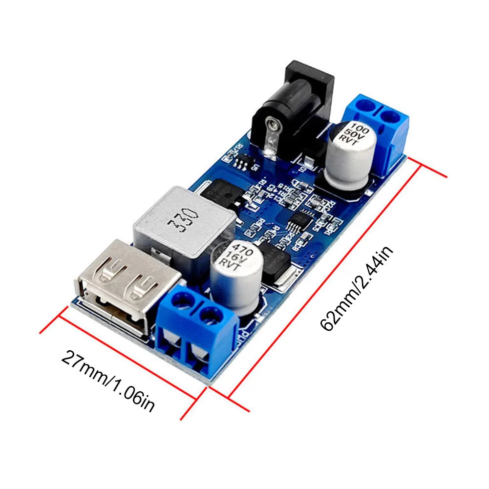 DC-DC Buck Converter 24V/12V to 5V 5A Step Down Power Module DC Voltage Converter Oasis Select