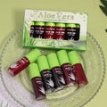 6-Pack Aloe Vera Tinted Lip Oil Set – Hydrating Lip Glaze Tinted Lip Oil Set Oasis Select 6pcs