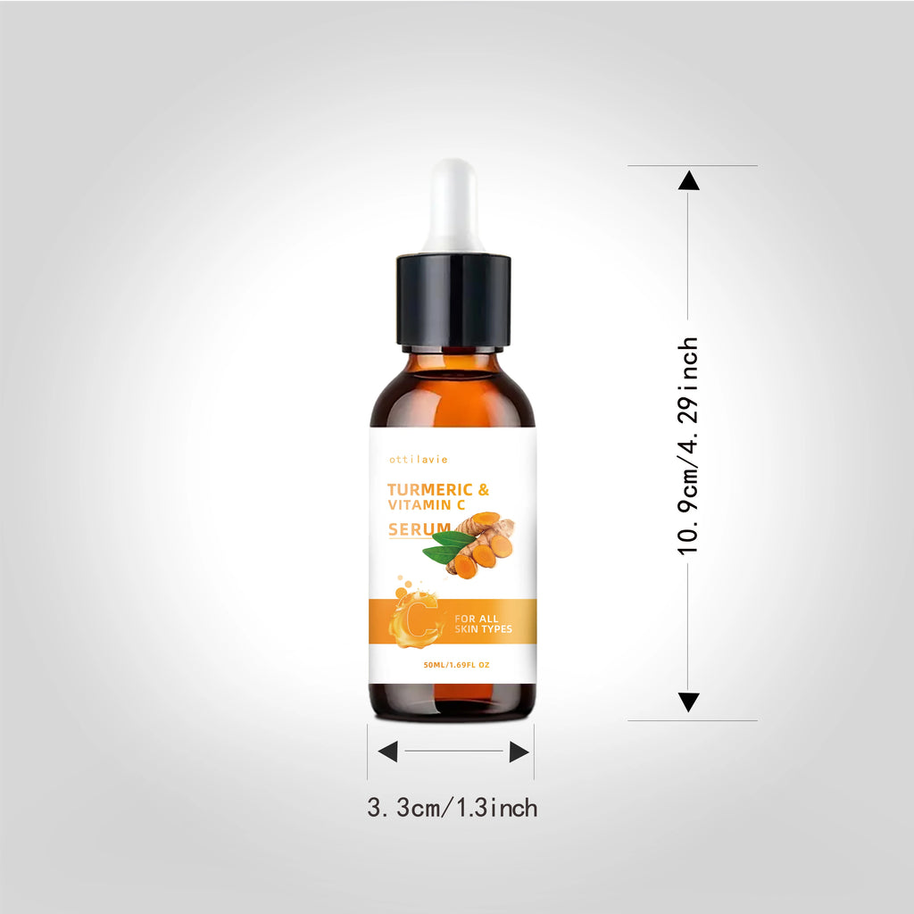 Turmeric & Vitamin C Lifting Serum - For Face & Neck | Hydrating | Non-Greasy | For All Skin Types Oasis Select