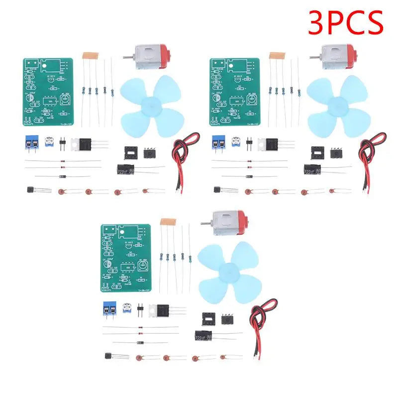 NE555 DIY Electric Fan Kit – DC 4.5V PWM Speed Controller