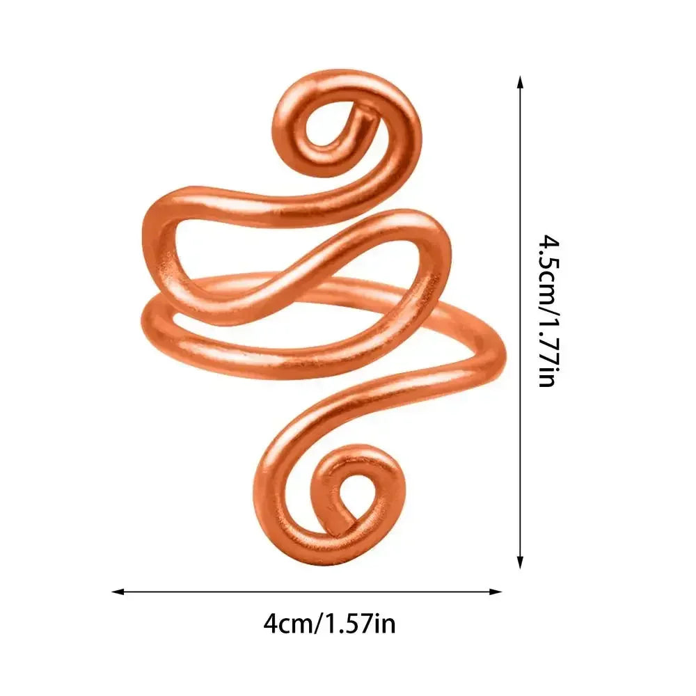 Adjustable Knitting Crochet Loop Ring Knittied Yarn Guide Hook Finger Faster Holder Thimble Crocheters Thread Ring Sewing Tools Oasis Select Orange