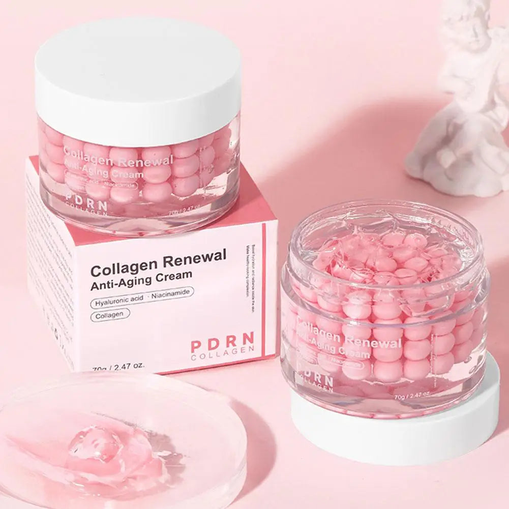 PDRN Pink Collagen Renewal Anti-Aging Cream Capsule Facial Cream Moisturizing Firming Enhance Skin Elasticity for All Skin Types Oasis Select