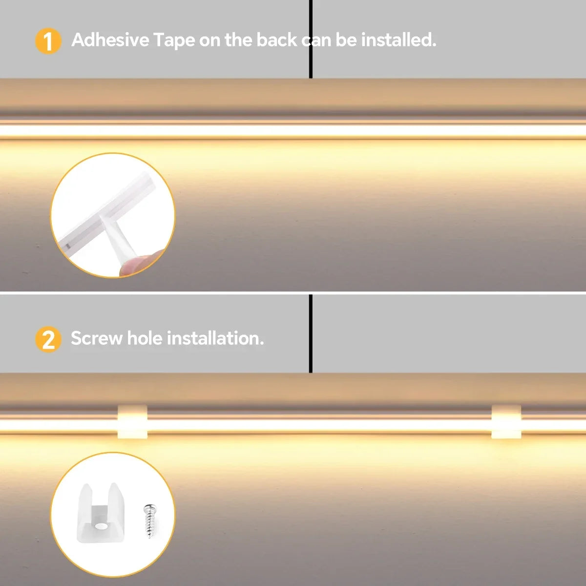 24V Neon LED Strip Smart Door Proximity Sensor Pure Silicone Gel Tube Novel Convenient and Practical Motion Sensing LED Lamp Oasis Select