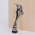 Heavy Duty Zinc Alloy Floor Door Stop with Adjustable Rubber Tip