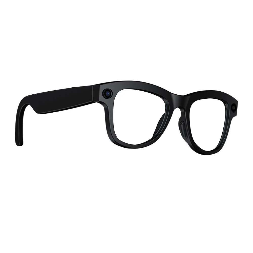 Smart Glasses Built-In HD Camera Blue Tooth Call Voice Assistant Dialogue Translation Sunglasses Music Playing Video Record Oasis Select BKFLG