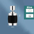 3 Modes Universal Kitchen Faucet Adapter 360 Rotation Faucet Filter Extenders Spray Water Saving Tap Nozzle Kitchen Gadgets Oasis Select black