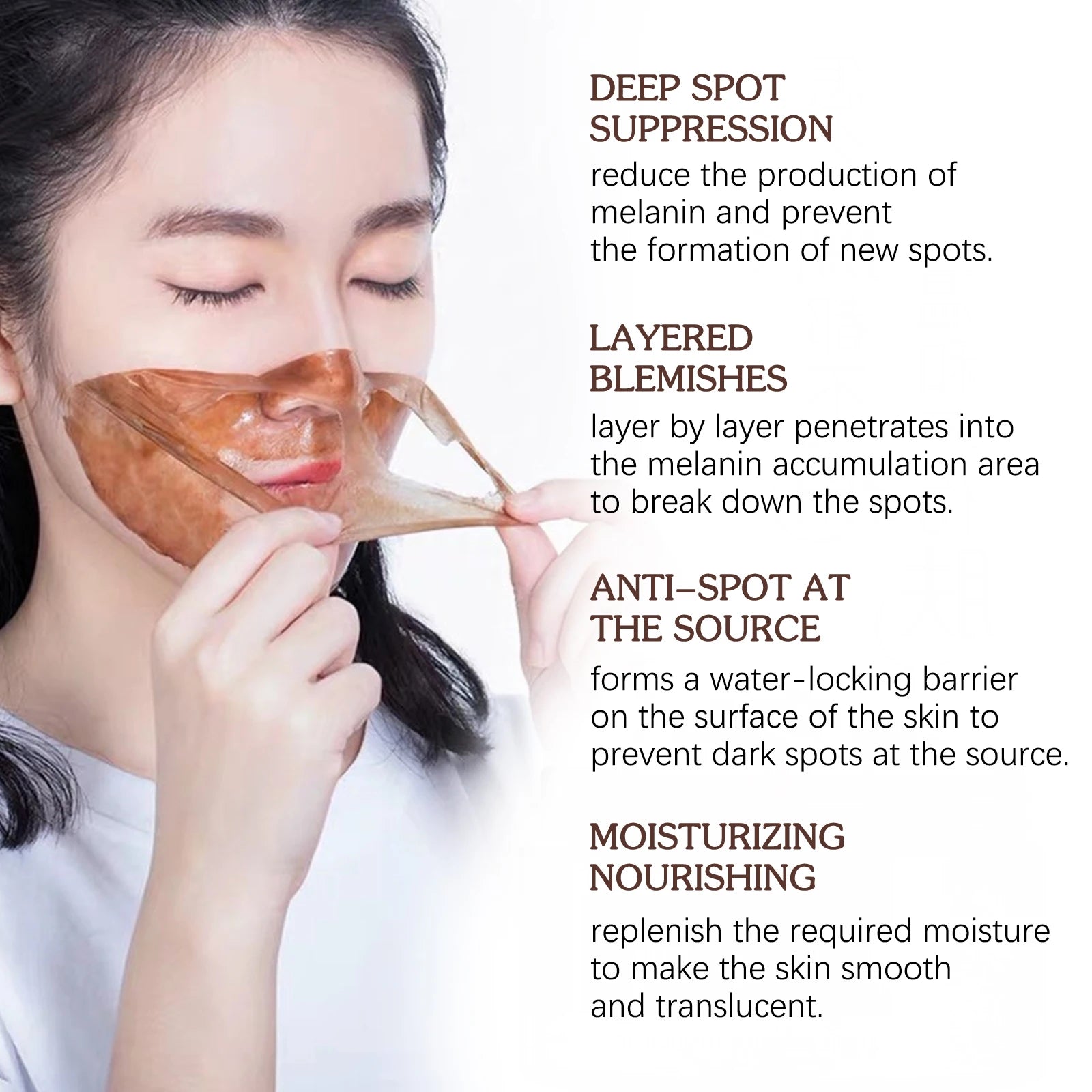 Jaysuing Firming Brightening Peel-Off Facial Mask 100g Peel-Off Facial Mask Oasis Select