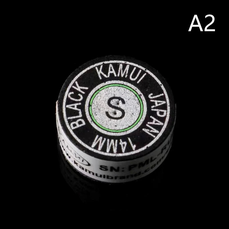 1Pc 14MM SS/S/M/H Cue Tip Quality Pool Billiard Leather Cue Tip Nine-Ball Cue Head Snooker Cue Tip Billiard Accessories@#X Oasis Select S