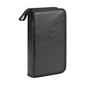 Portable Zipper DVD CD Holder 80pcs Capacity Storage Pouch Bag Double-side CD DVD Storage Sleeve Case Wallet Album Carrying Case Oasis Select black