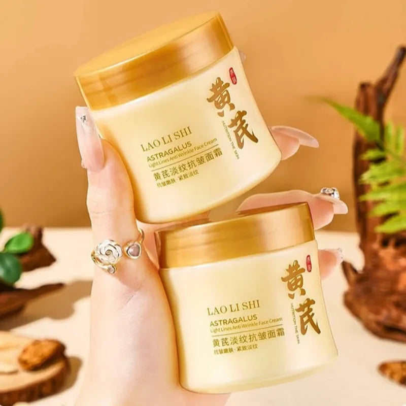 ASTRAGALUS Light Lines Smooth Wrinkle Face Cream Hydrating, Moisturizing, Nourishing,Improving Dullness Brightening Skin Care Oasis Select