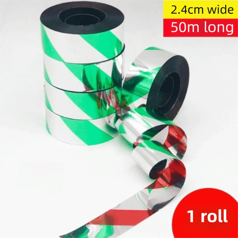 50M/100M/300M Double-sided Reflective Bird Repellent Ribbon Multipurpose Adhesive-free Anti Bird Tape Flashing Hanging Oasis Select Style 1