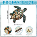 Wooden Turtle Wall-mounted Home Handicrafts, Wooden Hangers, Bathroom Wall Decorations Oasis Select sea turtle