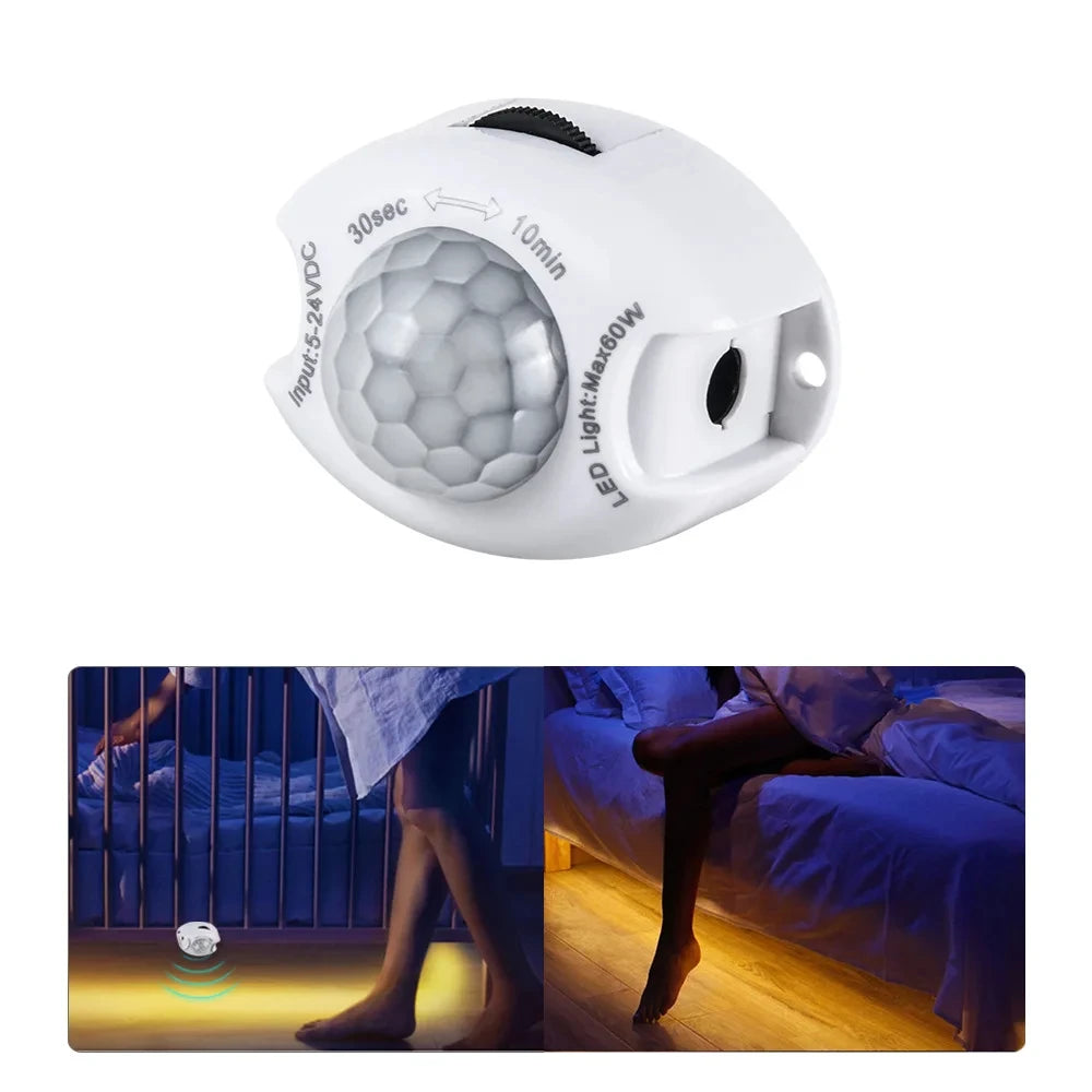 PIR Motion Sensor Switch 5V–12V Infrared Controller for LED Strip Motion Sensor Module Oasis Select