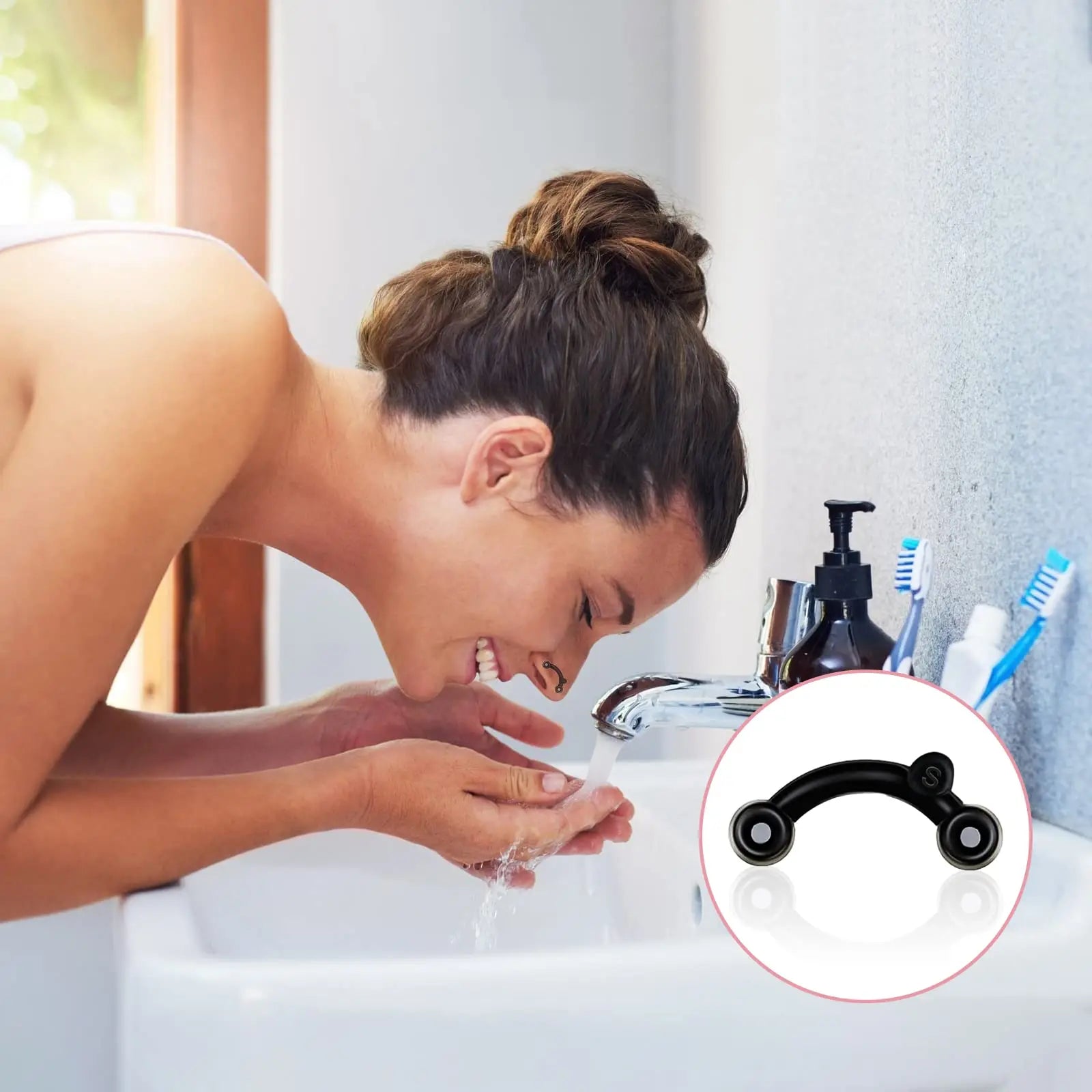 Nose Shaper Lifting Clips – 2 Sets, 3 Sizes | Silicone & Acrylic