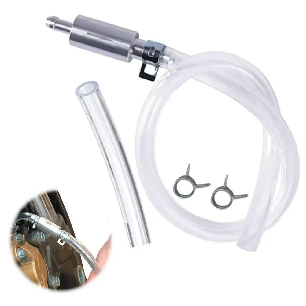 Brake & Clutch Bleeder Hose One-Way Valve Kit | Car Tool Brake Bleeding Tool Oasis Select