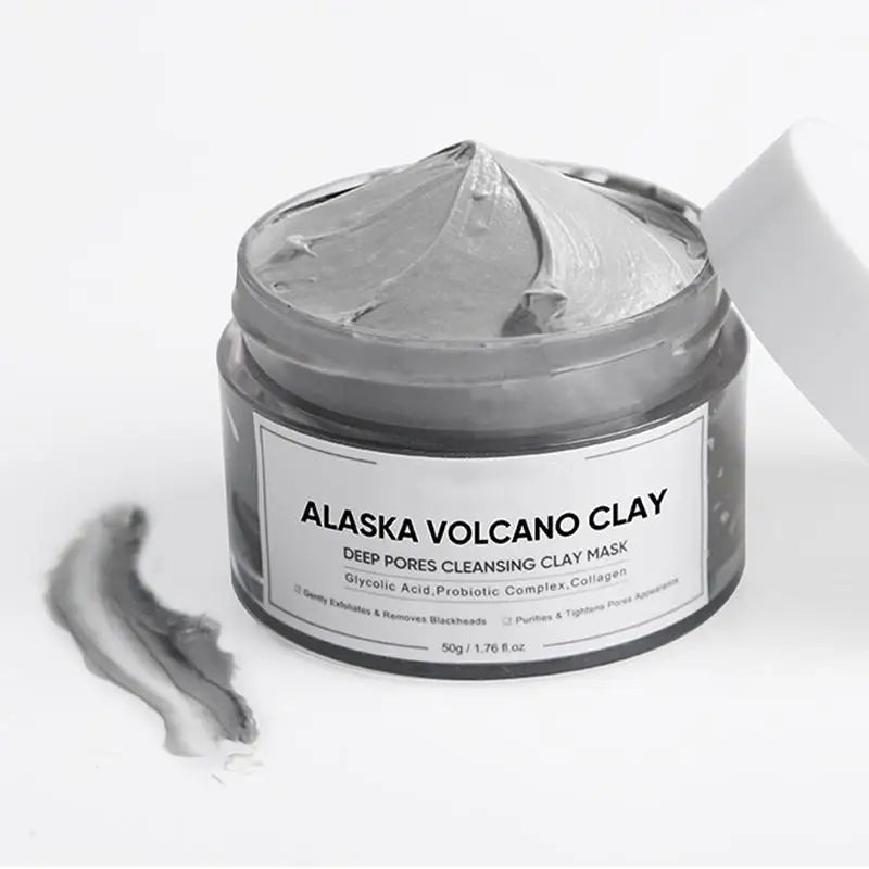 Face Cleansing Mud Mask Deep Cleansing Volcanic Mud Mask For Face Skincare Natural Dead Sea Mud Mask Smearing Volcanic Mud Oasis Select