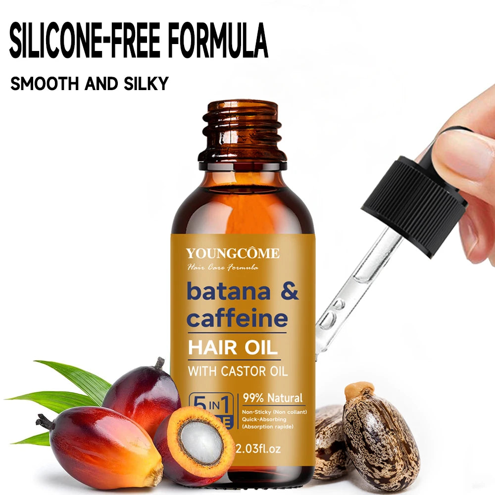 Batana & Caffeine Hair Treatment Oil – Strengthen & Condition Hair Treatment Oil Oasis Select