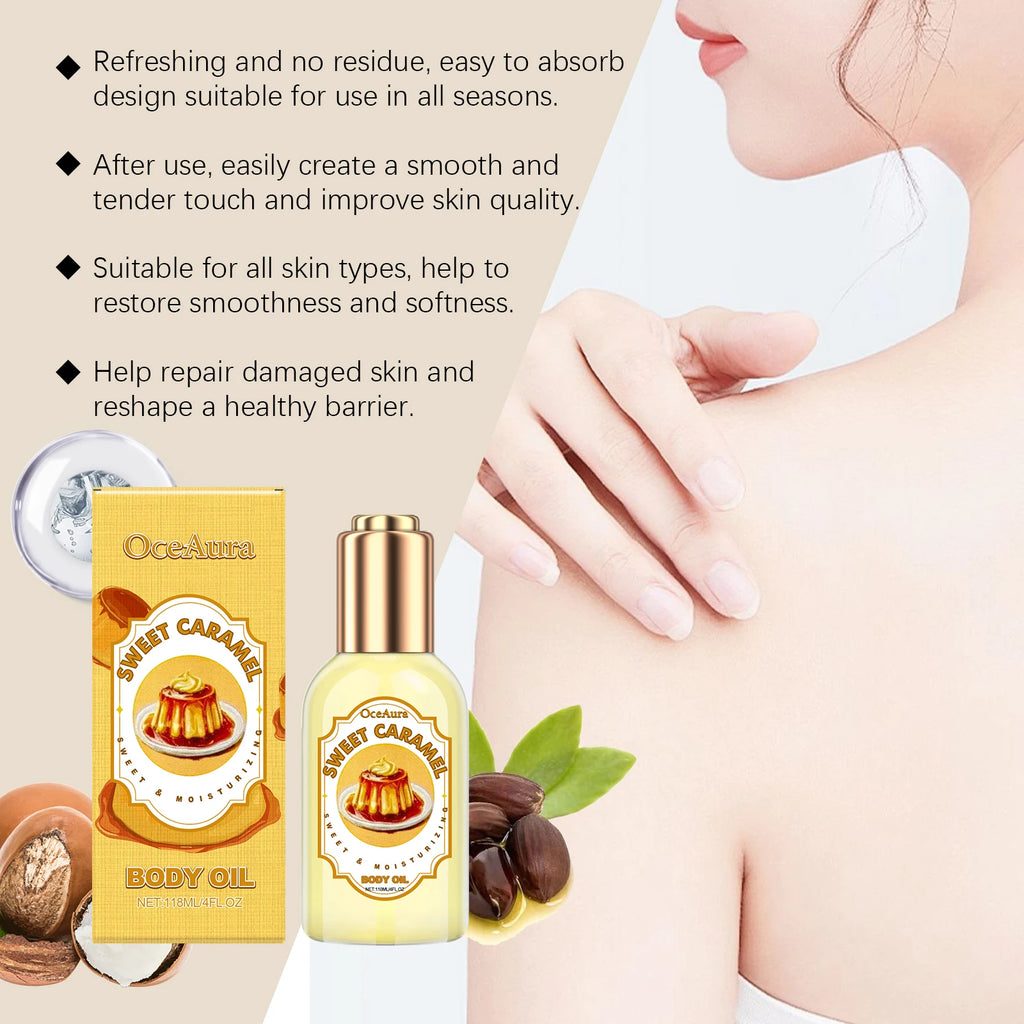 OceAura Strawberry Body Massage Oil – Moisturizing & Relaxing Body Massage Oil Oasis Select