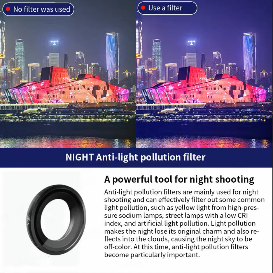 Insta360 GO Ultra Glass Filters – CPL, ND8–ND64, UV & Soft Black