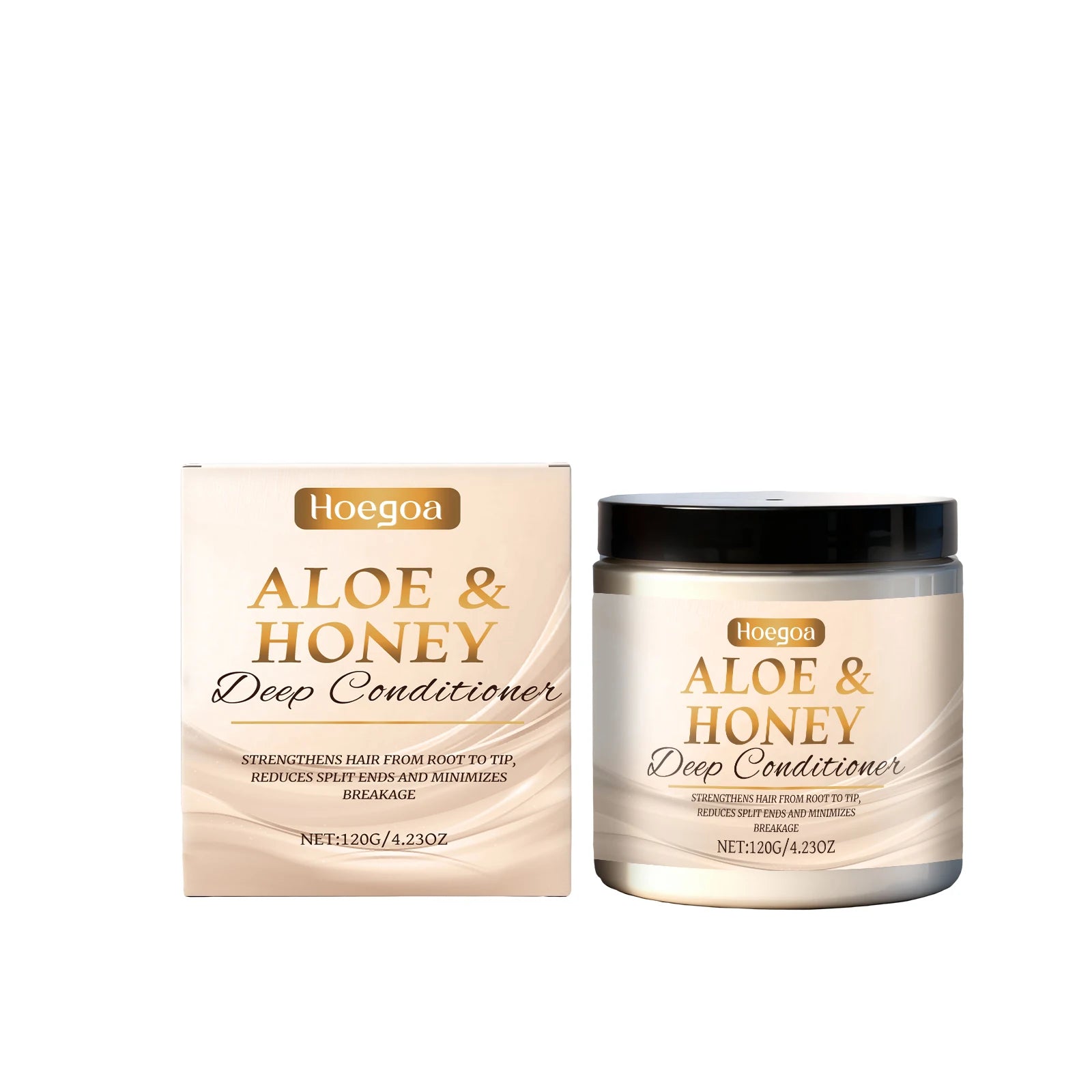 Honey Conditioner Moisturizing and Shiny Hair Volumizing Hair Care Smooth and Nourishing Long-Lasting Fragrance Conditioner Oasis Select 120g boxed