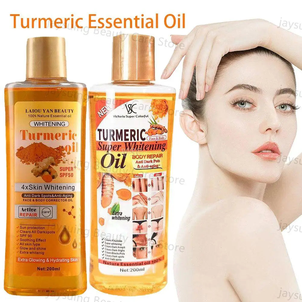 200ml Turmeric Essential Oil For Face & Body Moisturizing And Hydrating Natural Oil Skin Care Smoothing Face Care Oasis Select
