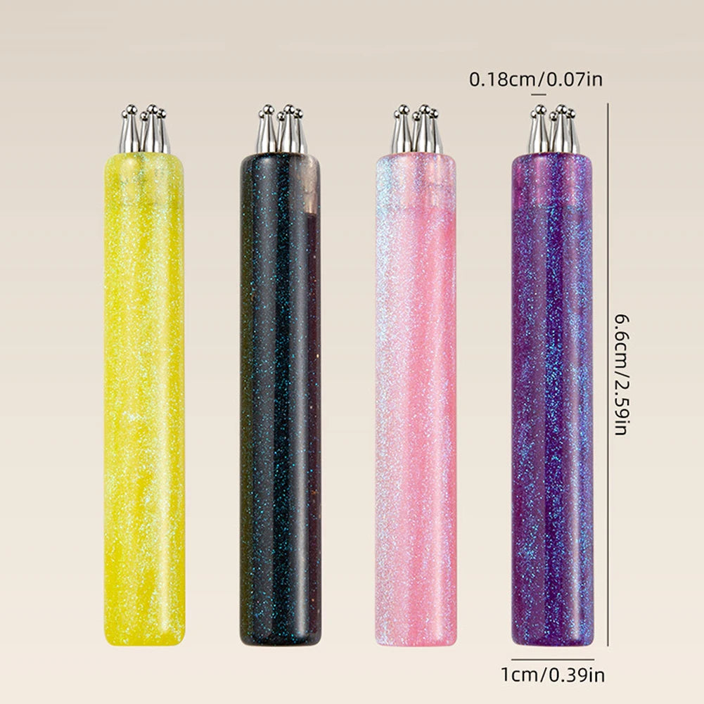 5-Petal Flower Nail Art Dotting Pen | DIY Manicure Tool