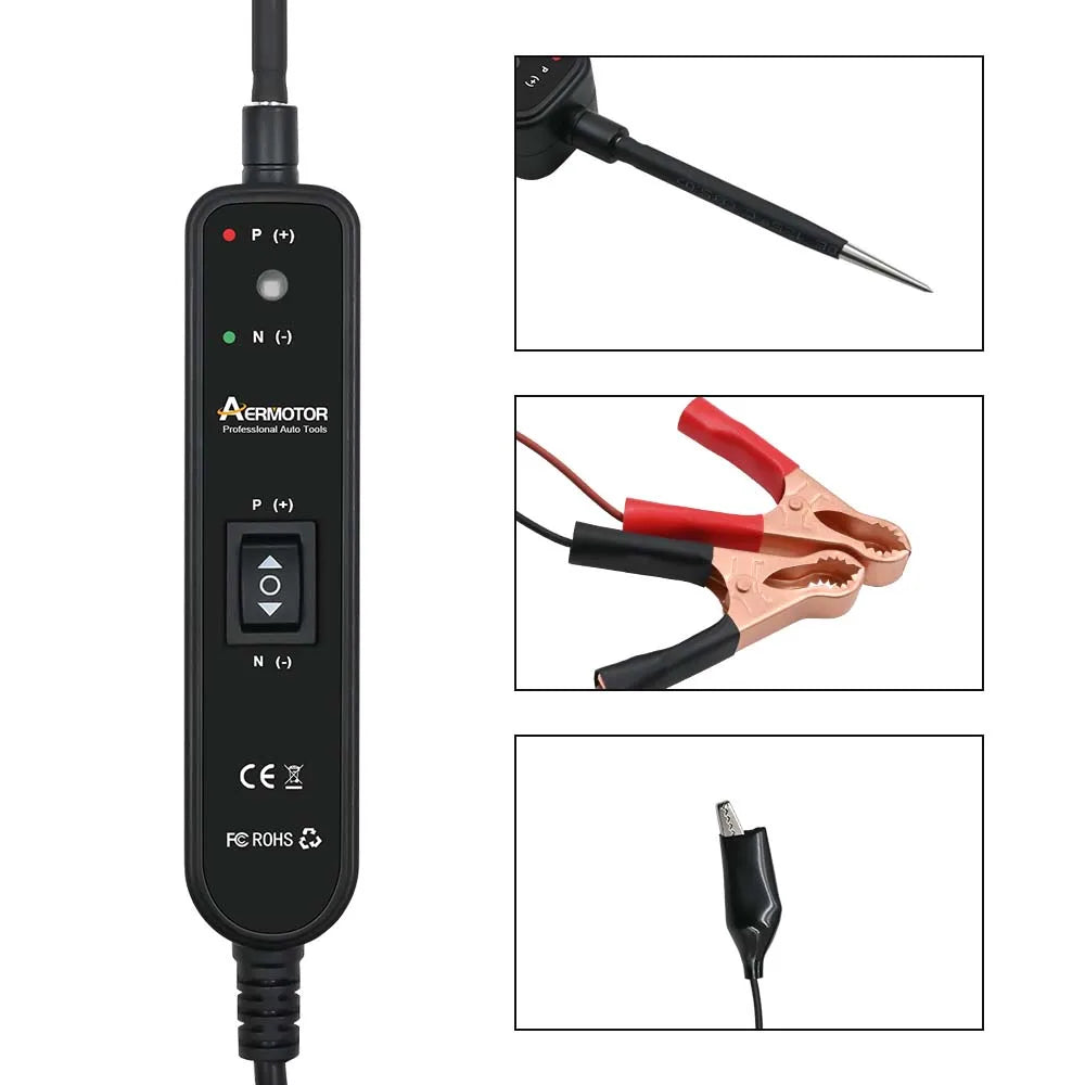 Automotive Electric Circuit Tester 6-24V DC | Power Switch Automotive Circuit Tester Oasis Select