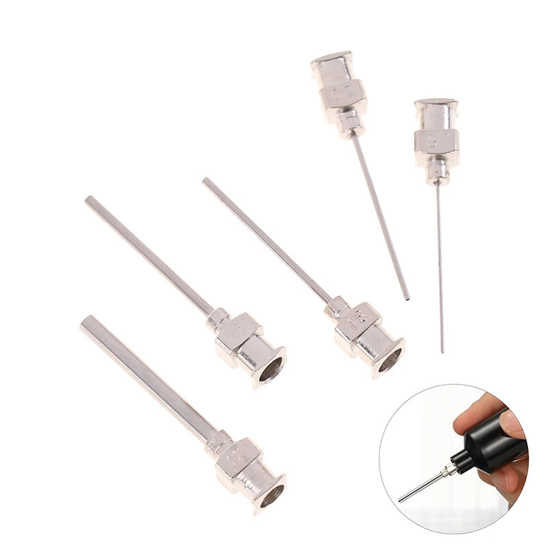 5Pcs Gauge Blunt Stainless Dispensing Syringe Needle Tip 12/16/18/20/25/38G Oasis Select