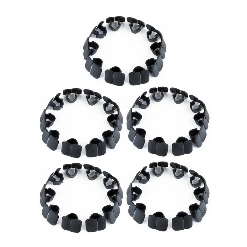 10/20/30/40/50/60pcs Vehicles Clips Retainer Spare Strong Easy Installation Fitment Heat-Resistant Hood Insulation Pad Ample Oasis Select 50pcs