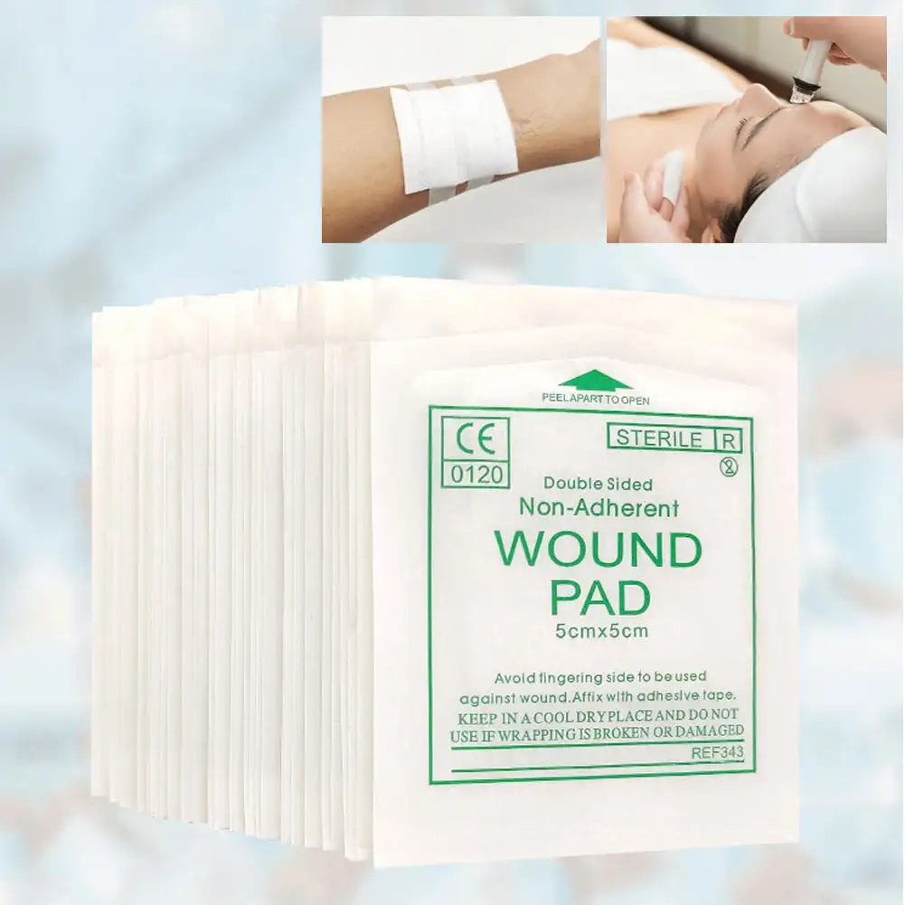 50/100Pcs Sterile Non-woven Gauze Pad Wound Care Supplies Gauze Pad Cotton First Aid Waterproof Wound Dressing First Aid Kits Oasis Select
