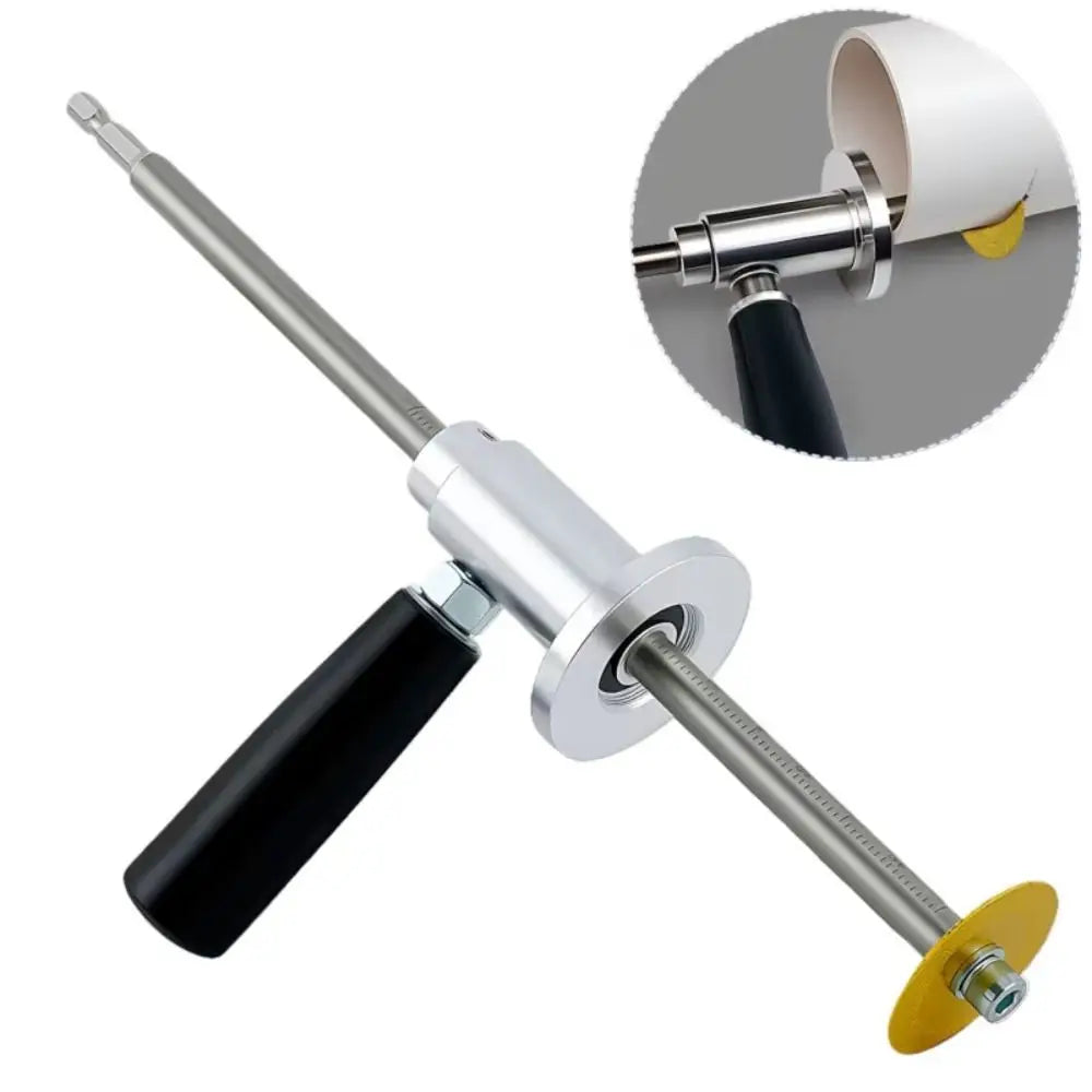 Diamond Grit PVC Internal Pipe Cutter | 5 Blades, Adjustable Depth