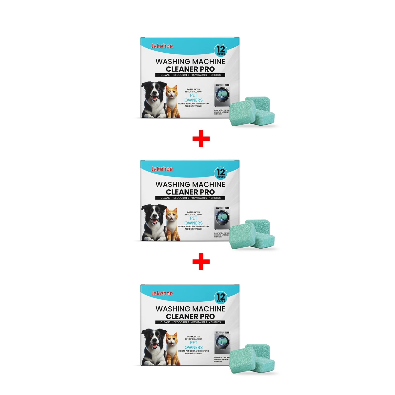 Washing Machine Cleaner for Pet Owners Eliminating Pet Odors Remove Pet Hair Cleaning Washing Machine Slots Cleaning Agent 12PCS Oasis Select 3 X 12pcs boxed