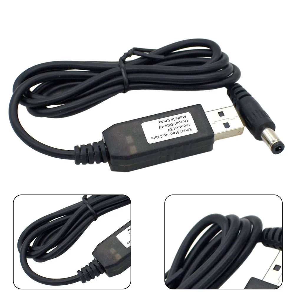 8.4V USB Lithium Battery Charger DC USB Converter Adapter Cable Overvoltage Protection For Vacuum Robot Cordless Adapter Oasis Select