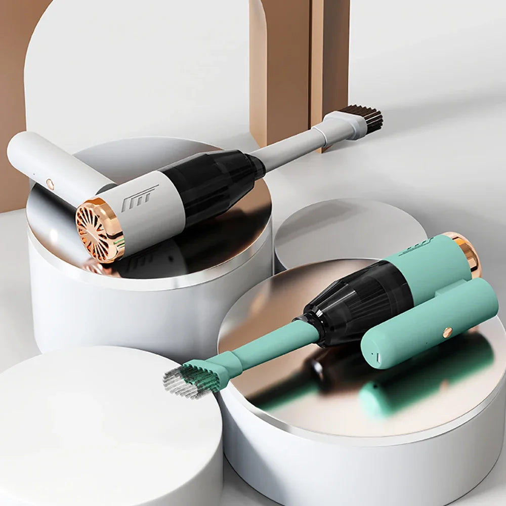 Mini Handheld Car Vacuum Cleaner Multifuntional Wireless Cleaner Blower Car Accessories High Suction Duster for Home Car Oasis Select