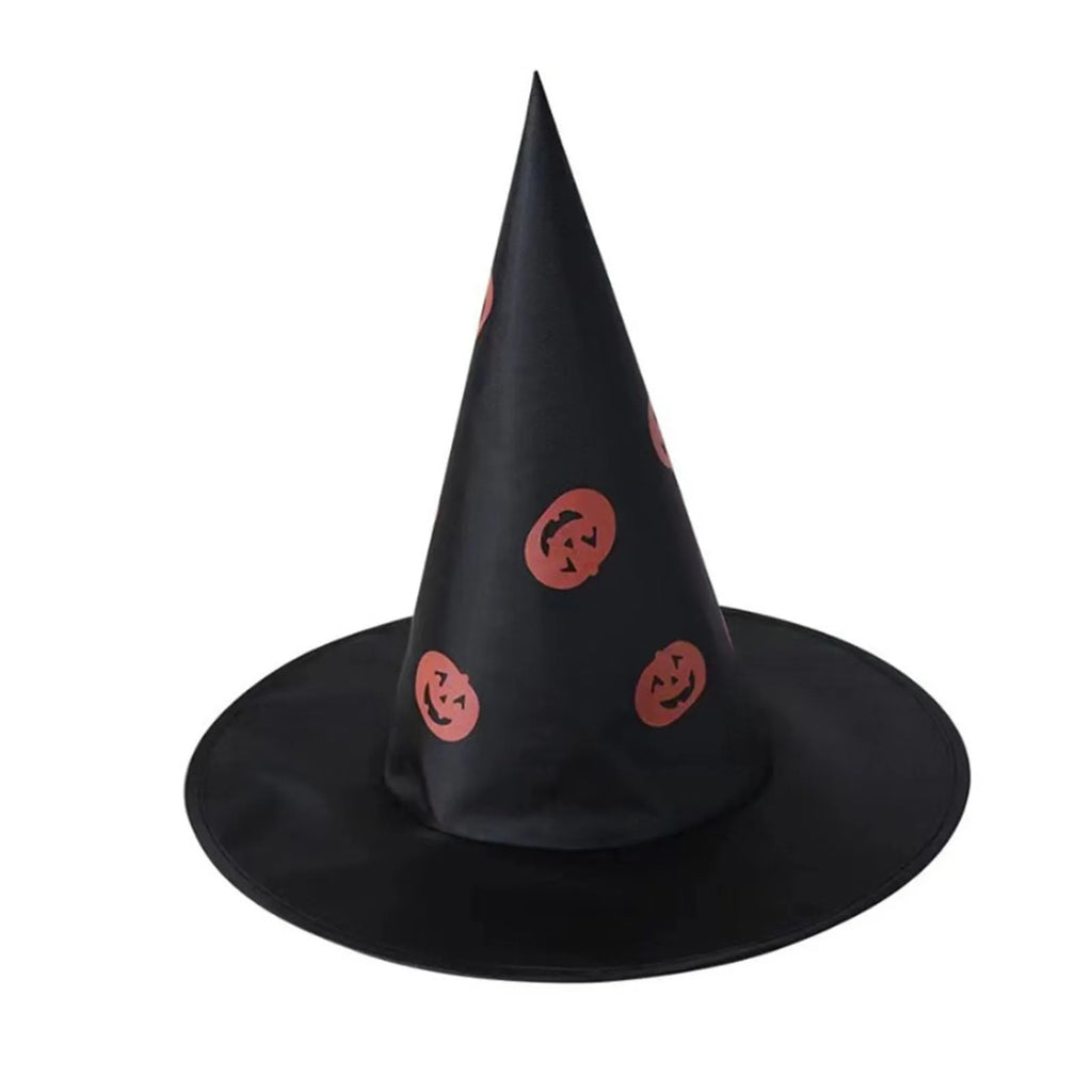 Halloween Witch Hat – Black Wizard Cap for Kids & Adults Halloween Costume Hat Oasis Select A One Size